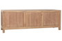 DKD Home Decor Mueble TV Balines Natural 160x40x55.5 cm con 4 Puertas y 2 Cajones