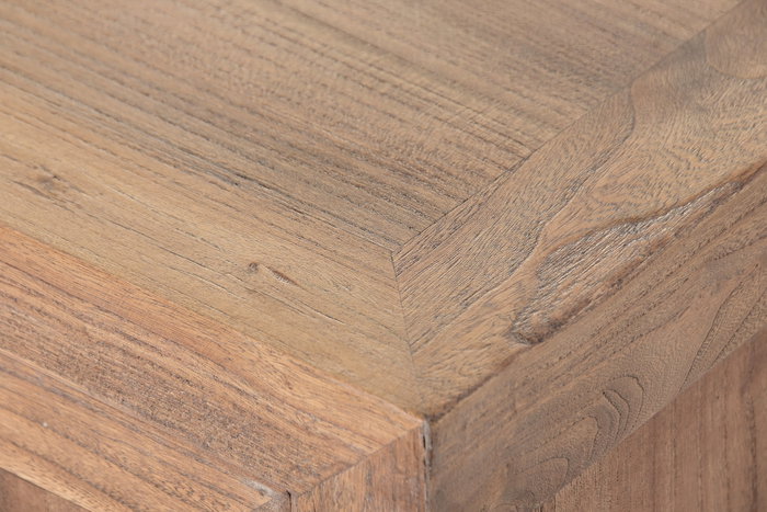 DKD Home Decor Mueble TV Balines Natural 160x40x55.5 cm con 4 Puertas y 2 Cajones