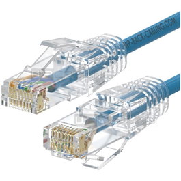 Wp european cabling solution Cable de Red Slim Cat.6A U/UTP 0,2m Azul