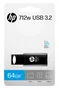 Hp 712w unidad flash usb 64 gb usb tipo a 3.2 gen 1 (3.1 gen 1) negro