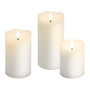 Goobay Velas LED de cera real, blanco