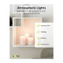 Goobay Velas LED de cera real, blanco