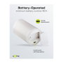 Goobay Velas LED de cera real, blanco