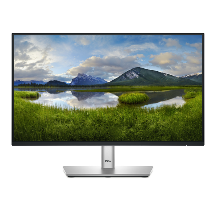 DELL P2225H - Monitor 21.5" Full HD (1920x1080) IPS, 8ms, 100Hz, USB Hub con USB-C, HDMI, DisplayPort, VESA, Ajuste de Altura, Low Blue Light, Negro/Plata