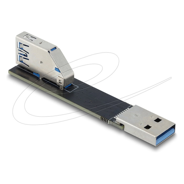 DeLOCK Adaptador USB 67421, USB 3.0 / 3.1 Gen 2 (10 Gbps), Tipo A Macho a Hembra, Angulado 90 Grados, Color Negro, Plug and Play DeLOCK Adaptador USB 67421, USB 3.0 / 3.1 Gen 2 (10 Gbps), Tipo A Macho a Hembra, Angulado 90 Grados, Color Negro, Plug and Play
