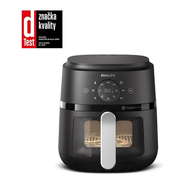 Philips Airfryer NA221/00 4,2L 1500W Negro y Plata
