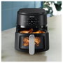 Philips Airfryer NA221/00 de 4,2L, 1500W, negro y plata