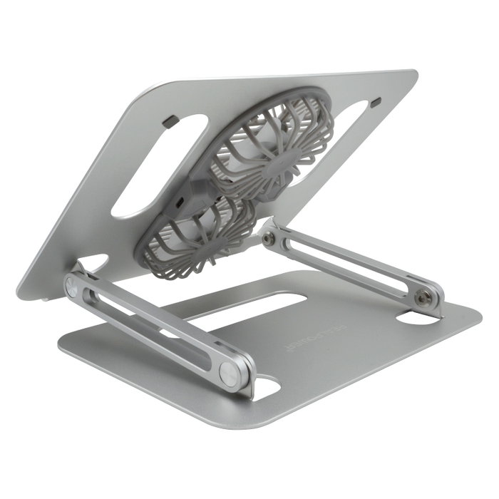 Realpower FanStand 1 - Soporte para Portátil con 2 Ventiladores RGB y Ajuste de Altura 50-300 mm, Compatible Pantallas de 10 a 17 Pulgadas Realpower FanStand 1 - Soporte para Portátil con 2 Ventiladores RGB y Ajuste de Altura 50-300 mm, Compatible Pantallas de 10 a 17 Pulgadas