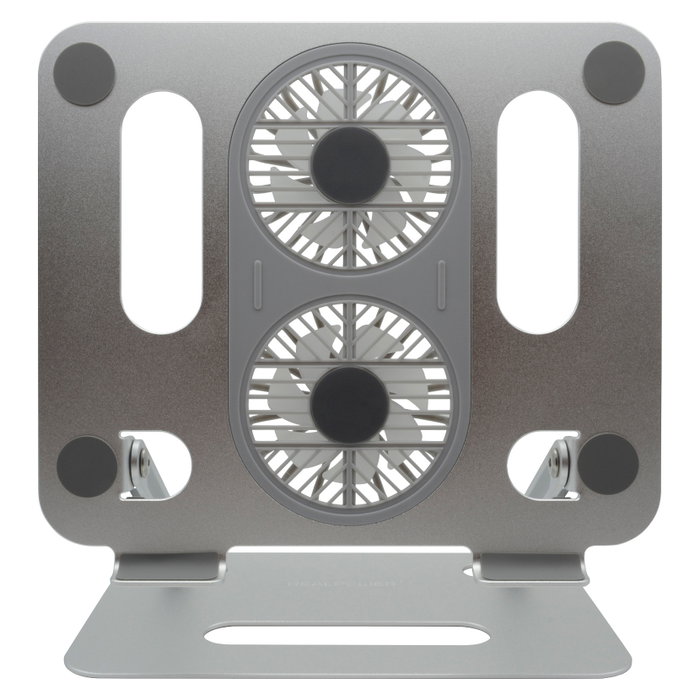 Realpower FanStand 1 - Soporte para Portátil con 2 Ventiladores RGB y Ajuste de Altura 50-300 mm, Compatible Pantallas de 10 a 17 Pulgadas Realpower FanStand 1 - Soporte para Portátil con 2 Ventiladores RGB y Ajuste de Altura 50-300 mm, Compatible Pantallas de 10 a 17 Pulgadas
