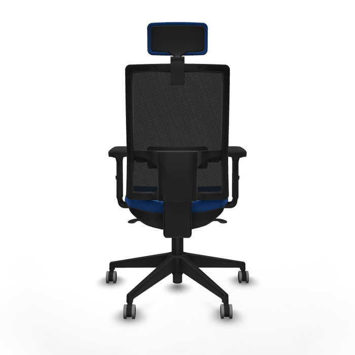 PIQUERAS Y CRESPO Silla de oficina Horna con mecanismo Sincro Azul y Negro PIQUERAS Y CRESPO Silla de oficina Horna con mecanismo Sincro Azul y Negro