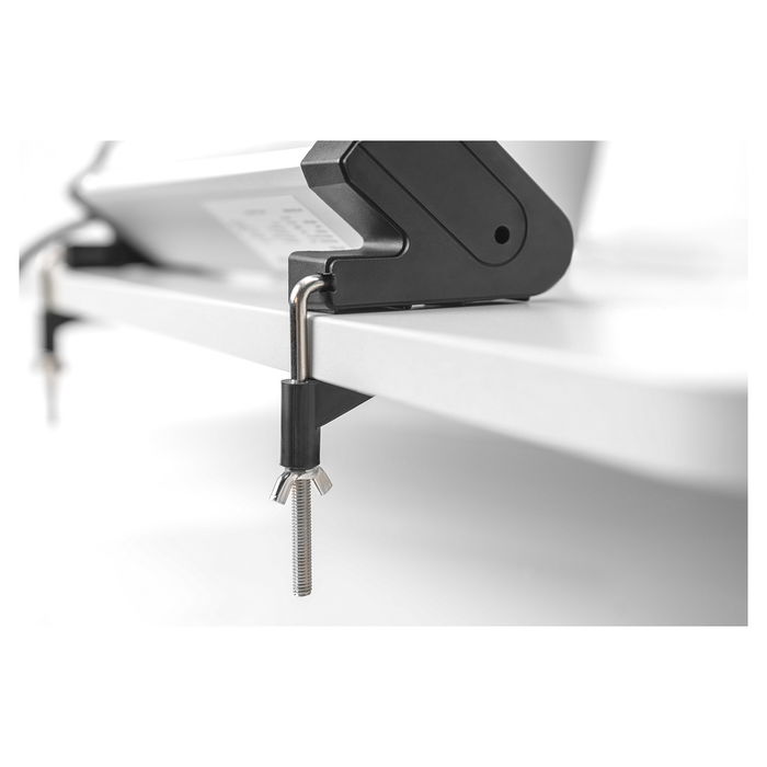 Digitus Regleta de Alimentación 4 Tomas con 2 Puertos USB y Interruptor, Negro/Plata, Cable 1,5m