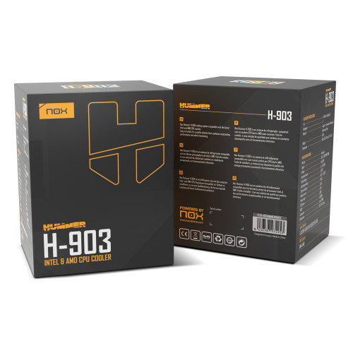 Nox Hummer H-903 Disipador de CPU Negro 92mm Nox Hummer H-903 Disipador de CPU Negro 92mm