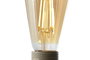 DKD Home Decor Bombilla LED Cristal Ahumada 650 Lúmenes E27