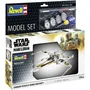 Revell AAAXK74943 Kit de modelismo Star Wars Caza X-Wing Carson Teva de The Mandalorian con pegamento y pinturas