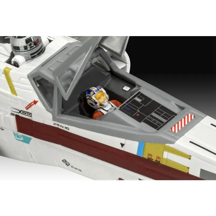 Revell AAAXK74943 Kit de modelismo Star Wars Caza X-Wing Carson Teva de The Mandalorian con pegamento y pinturas