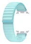 Samsung Correa de Tela y Nylon Color Menta S/M para Galaxy Watch8 | Watch8 Classic - Grupo de Rock ET-SVL32SMEGEU