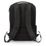 Dicota Backpack SEVEN para Ordenador Portátil 12-14", 18 Litros, Negro, Mochila Unisex con Compartimento para Tableta y Múltiples Bolsillos, Materiales Reciclados