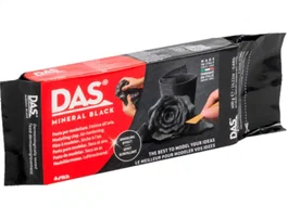 Das Pasta de modelar DAS MINERAL BLACK color negro 800 g