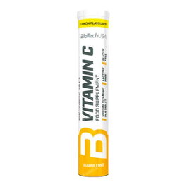 BIOTECHUSA Vitamina C Tabletas Efervescentes Limón - 20 Comp
