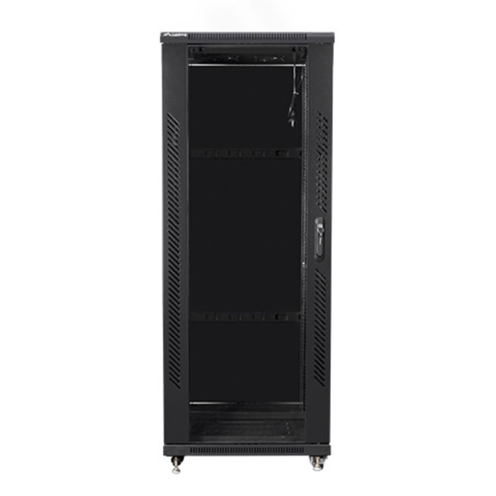 Lanberg FF01-6832-12B Rack o Bastidor Independiente 32U 19" Estructura Cerrada - Negro, 600 x 800 x 1603 mm, 800 kg Capacidad Máx.