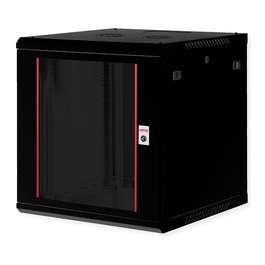 ROLINE Bastidor de Pared Rack 19 Pulgadas 12HE, 600x600 mm, Negro, 26.21.0291, 80 kg Capacidad