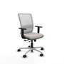 PIQUERAS Y CRESPO Silla de oficina Haches Blanco con mecanismo Sincro/Traslack