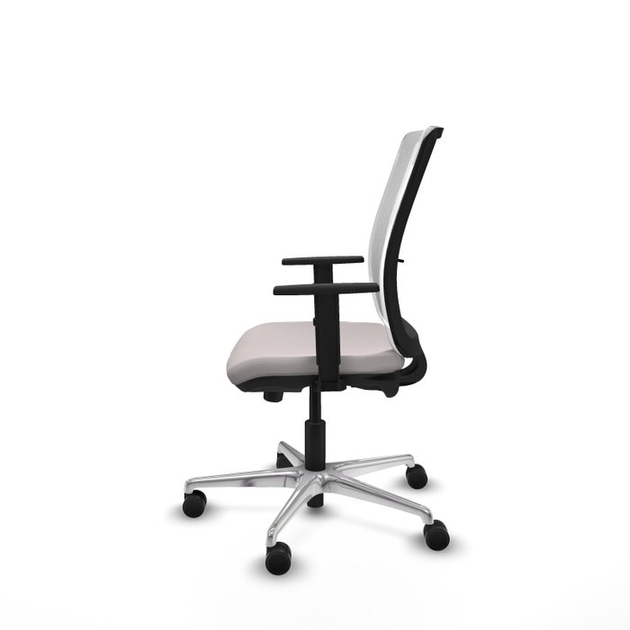 PIQUERAS Y CRESPO Silla de oficina Haches Blanco con mecanismo Sincro/Traslack