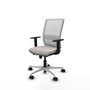 PIQUERAS Y CRESPO Silla de oficina Haches Blanco con mecanismo Sincro/Traslack