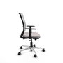 PIQUERAS Y CRESPO Silla de oficina Haches Blanco con mecanismo Sincro/Traslack