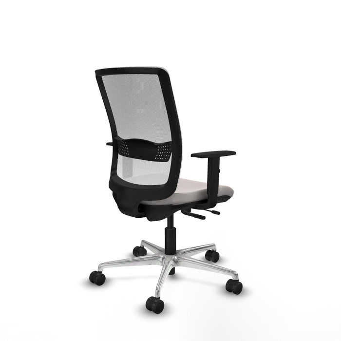 PIQUERAS Y CRESPO Silla de oficina Haches Blanco con mecanismo Sincro/Traslack