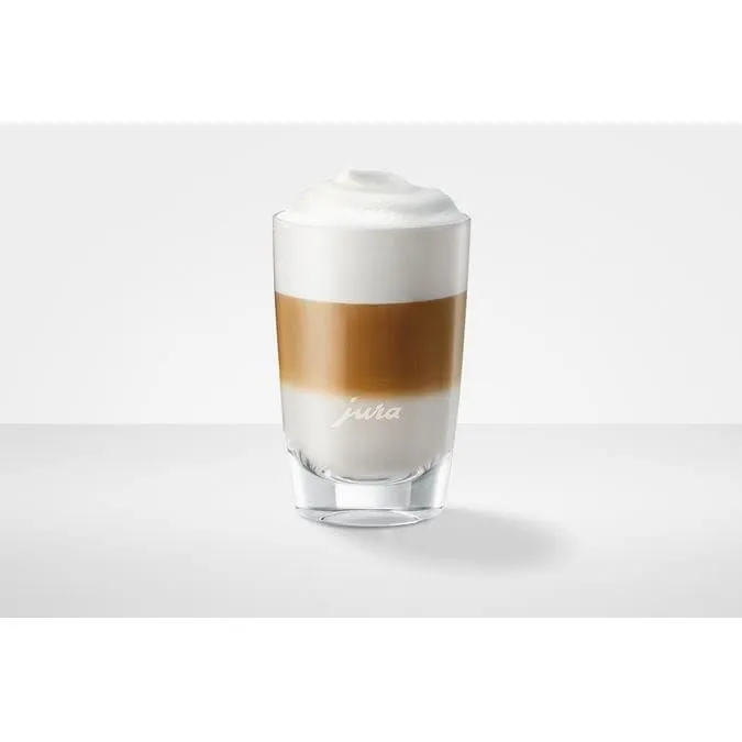 Jura Juego de 2 Mini Vasos para Café con Leche Machiato, 220 ml - H10,5 cm, JUR7610917717927