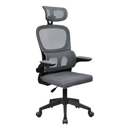 Mars Gaming Silla Ergonómica MGC-ERGOPRO Gris Transpirable Soporte Lumbar Ajustable Profesional y Gaming Comodidad Avanzada