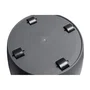 Elho Maceta redonda Bruselas Wheels 40 Negro Ø 39 x H 37 cm ELH8711904072858 Interior 100% Reciclado