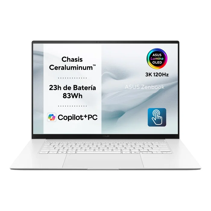 Asus Zenbook S16 OLED UM5606GA-SR348W Ryzen AI 9 32GB 1TB SSD Blanco