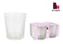 La Mediterranea Set de 6 Cajas de 4 Vasos Silex Aros 360 cc