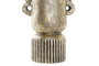 DKD Home Decor Jarrón Magnesia 21x14x35,5 Envejecido Dorado
