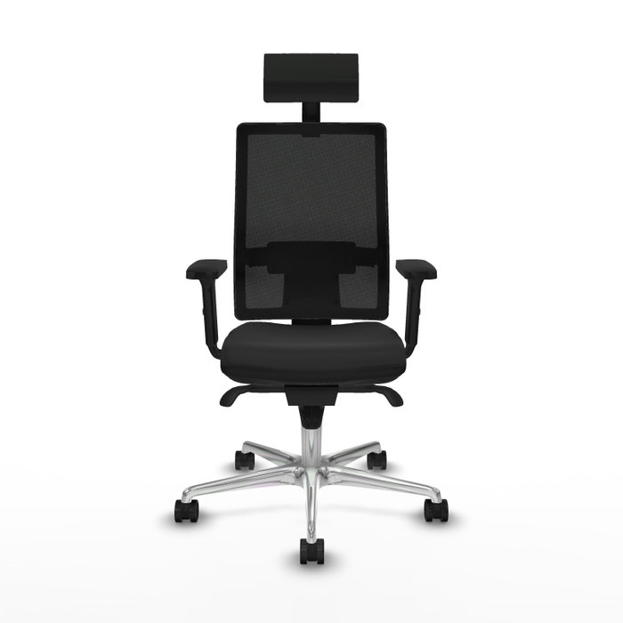PIQUERAS Y CRESPO Silla de oficina Horna con mecanismo Sincro en Negro PIQUERAS Y CRESPO Silla de oficina Horna con mecanismo Sincro en Negro