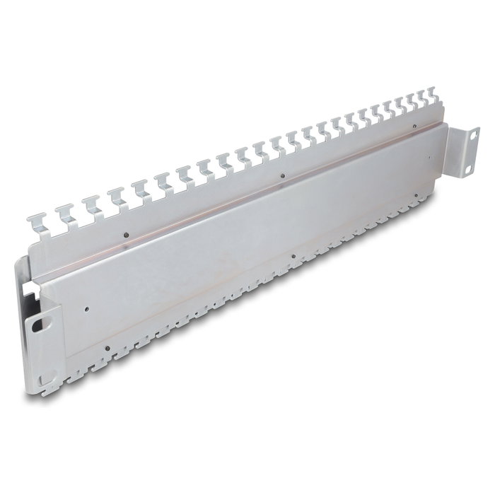 DeLOCK 67070 Panel de gestión de cables de 19 pulgadas, Metal, Gris DeLOCK 67070 Panel de gestión de cables de 19 pulgadas, Metal, Gris
