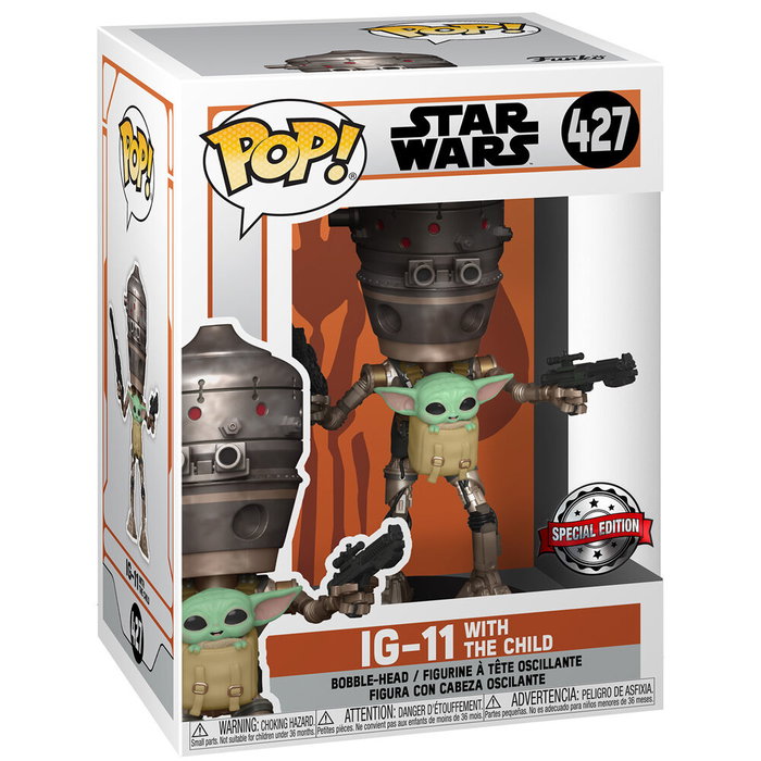FUNKO Set figura POP & Tee Star Wars IG-11 With the Child Exclusive M