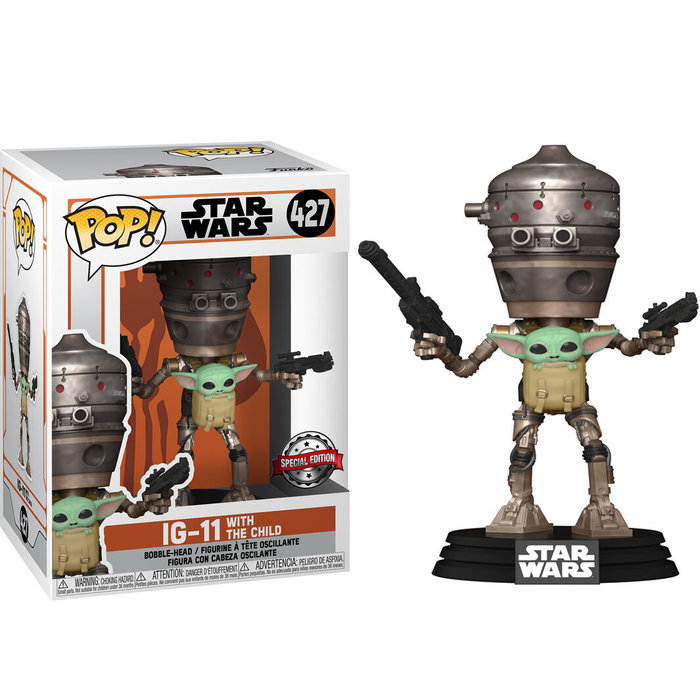 FUNKO Set figura POP & Tee Star Wars IG-11 With the Child Exclusive M