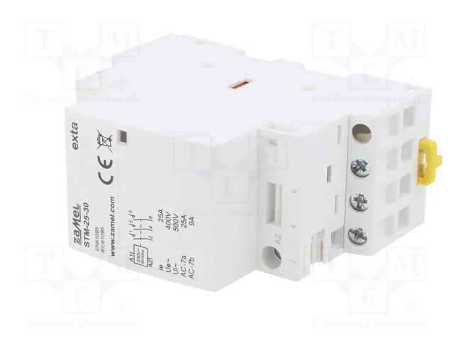 ZAMEL STM-25-30 Contactor 3-polar de instalación 25A 230VAC