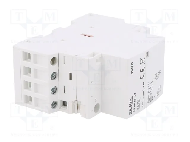 ZAMEL STM-25-30 Contactor 3-polar de instalación 25A 230VAC