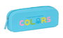 Estuche Escolar Benetton Spring Azul cielo 18.5 x 7.5 x 5.5 cm