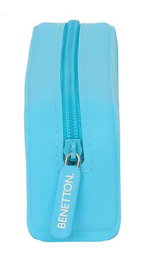 Estuche Escolar Benetton Spring Azul cielo 18.5 x 7.5 x 5.5 cm