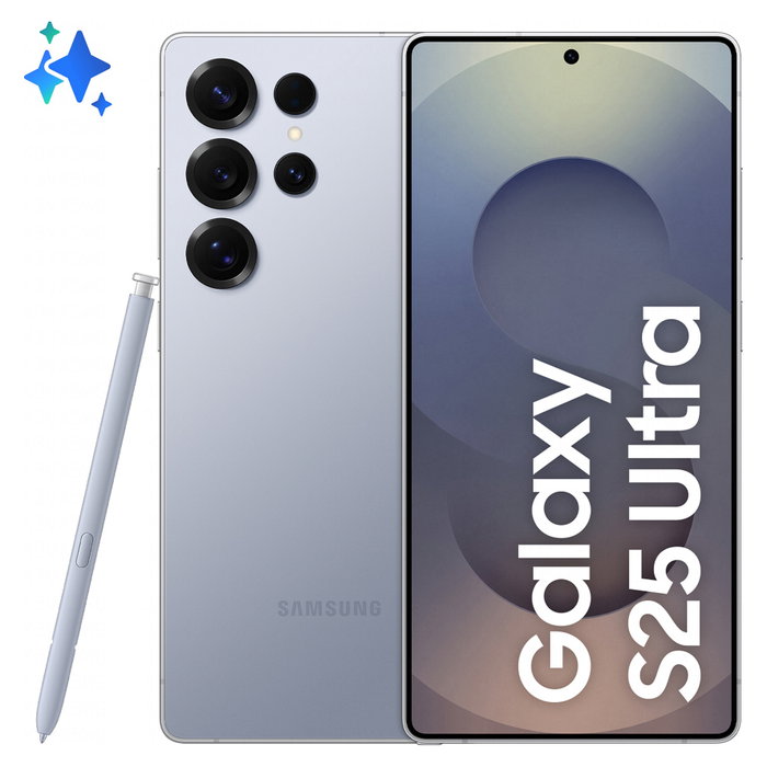 Samsung Galaxy S25 Ultra Smartphone 256GB 12GB RAM 5G Azul Plata - Dynamic AMOLED 2X 6.9" 200MP Cámara Android 15 Snapdragon 8 Elite 5000mAh IP68 Samsung Galaxy S25 Ultra Smartphone 256GB 12GB RAM 5G Azul Plata - Dynamic AMOLED 2X 6.9" 200MP Cámara Android 15 Snapdragon 8 Elite 5000mAh IP68