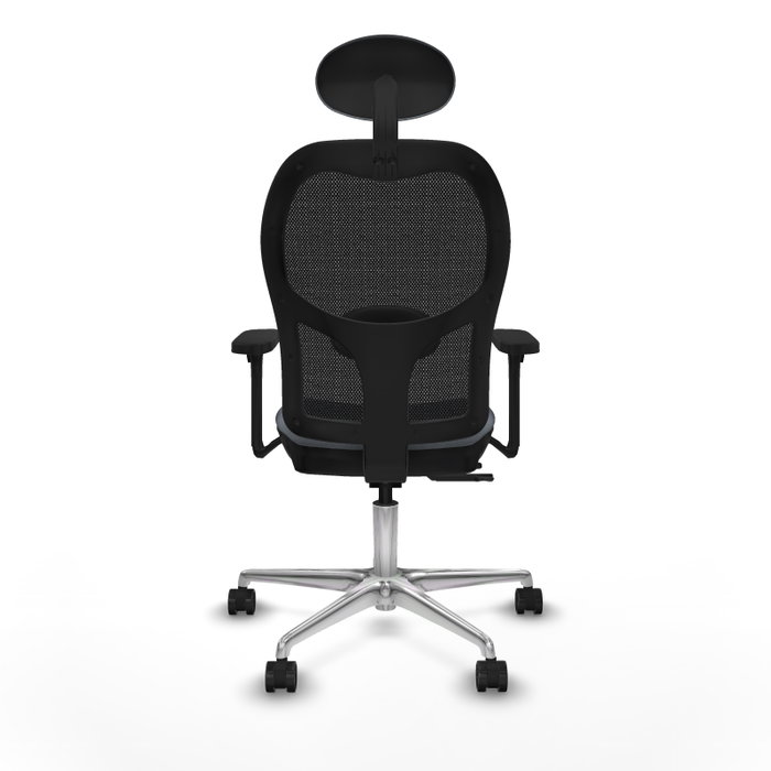 PIQUERAS Y CRESPO Silla de oficina Jorquera con mecanismo Sincro/Traslack, Gris y Negro PIQUERAS Y CRESPO Silla de oficina Jorquera con mecanismo Sincro/Traslack, Gris y Negro