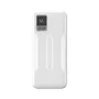 Leotec LEPOW20W22W Power Bank Batería Externa 20000 mAh Carga Rápida 22.5W PD 20W, 3 Puertos (USB-C + 2 USB-A) con Pantalla LCD, Tecnología PD 3.0 y QC 3.0, Blanco