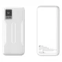 Leotec LEPOW20W22W Power Bank Batería Externa 20000 mAh Carga Rápida 22.5W PD 20W, 3 Puertos (USB-C + 2 USB-A) con Pantalla LCD, Tecnología PD 3.0 y QC 3.0, Blanco