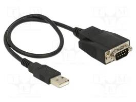 DeLOCK Adaptador USB 2.0 Tipo A a RS-232 DB9 62958 con protección ESD