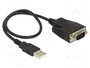 DeLOCK Adaptador USB 2.0 Tipo A a RS-232 DB9 62958 con protección ESD